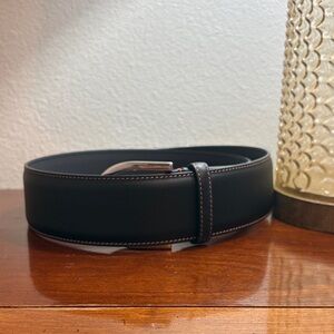 The Tailored Sportsman Black Leather Belt